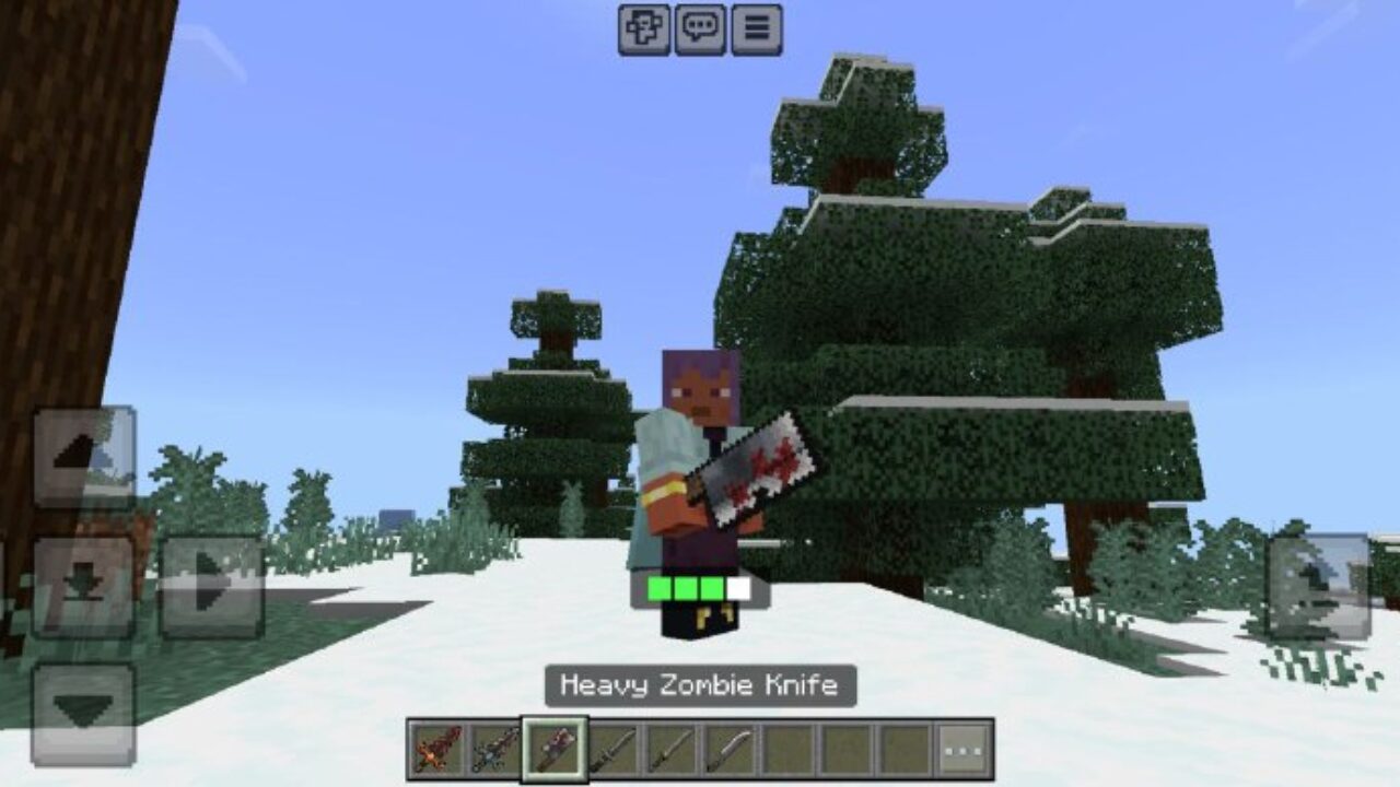 Heavy Zombie from Actual Knives Mod for Minecraft PE