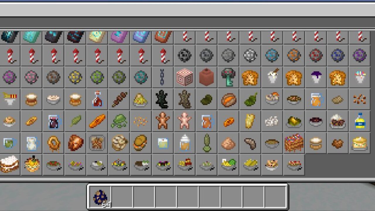 Inventory from Gastronomic Perus Mod for Minecraft PE