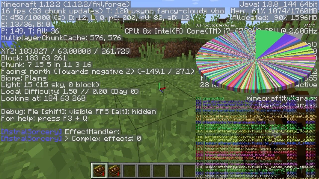 Optimization from Minecraft PE 1.22