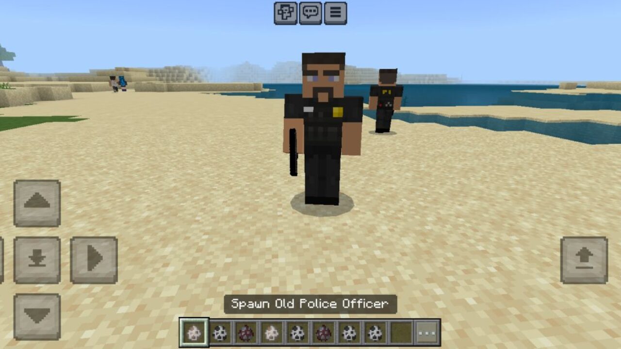 Policeman from City Mobs Mod for Minecraft PE