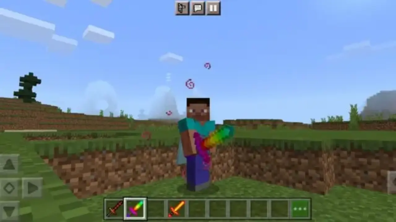 Rainbow from Knives Mod for Minecraft PE