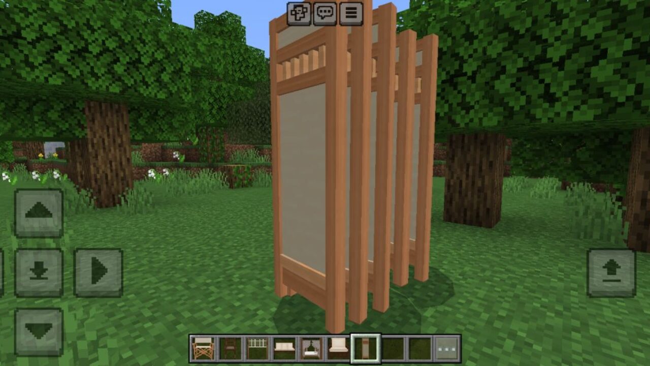 Screen from Exotic Furniture Mod for Minecraft PE