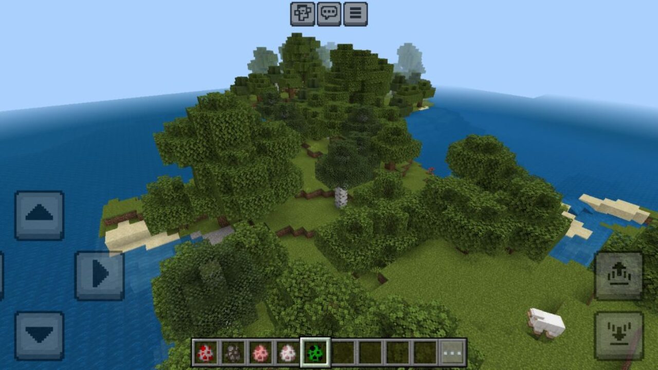 Top View from Txyme Cottagecore Texture Pack for Minecraft PE