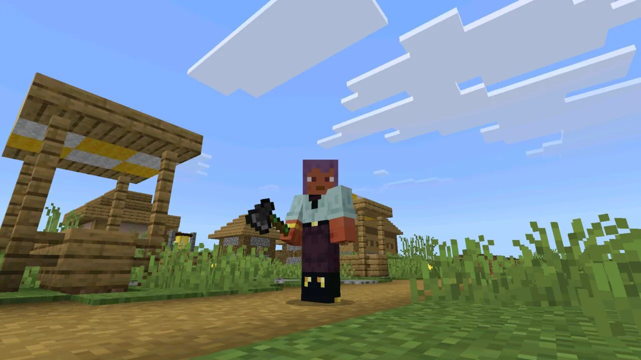 Axe from Stone Age Mod for Minecraft PE