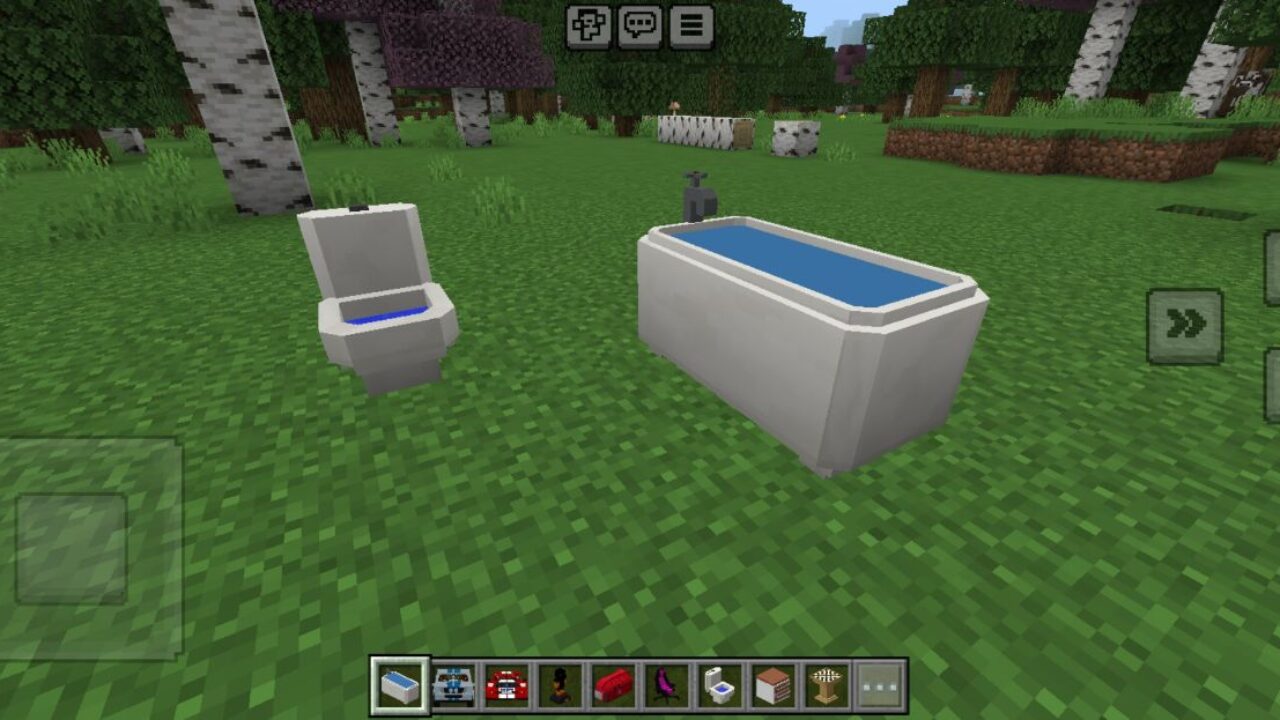 Bathroom from Loled Furniture Mod for Minecraft PE