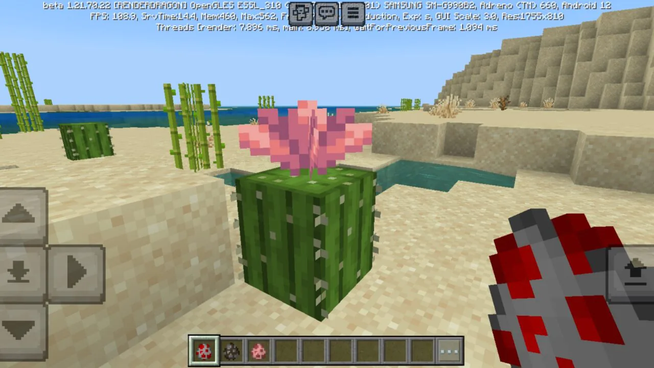 Cactus Flower for Minecraft PE 1.22.0