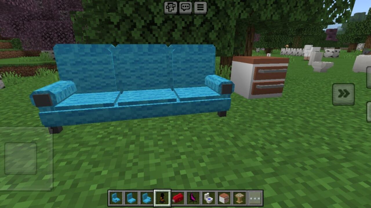 Couch from Loled Furniture Mod for Minecraft PE