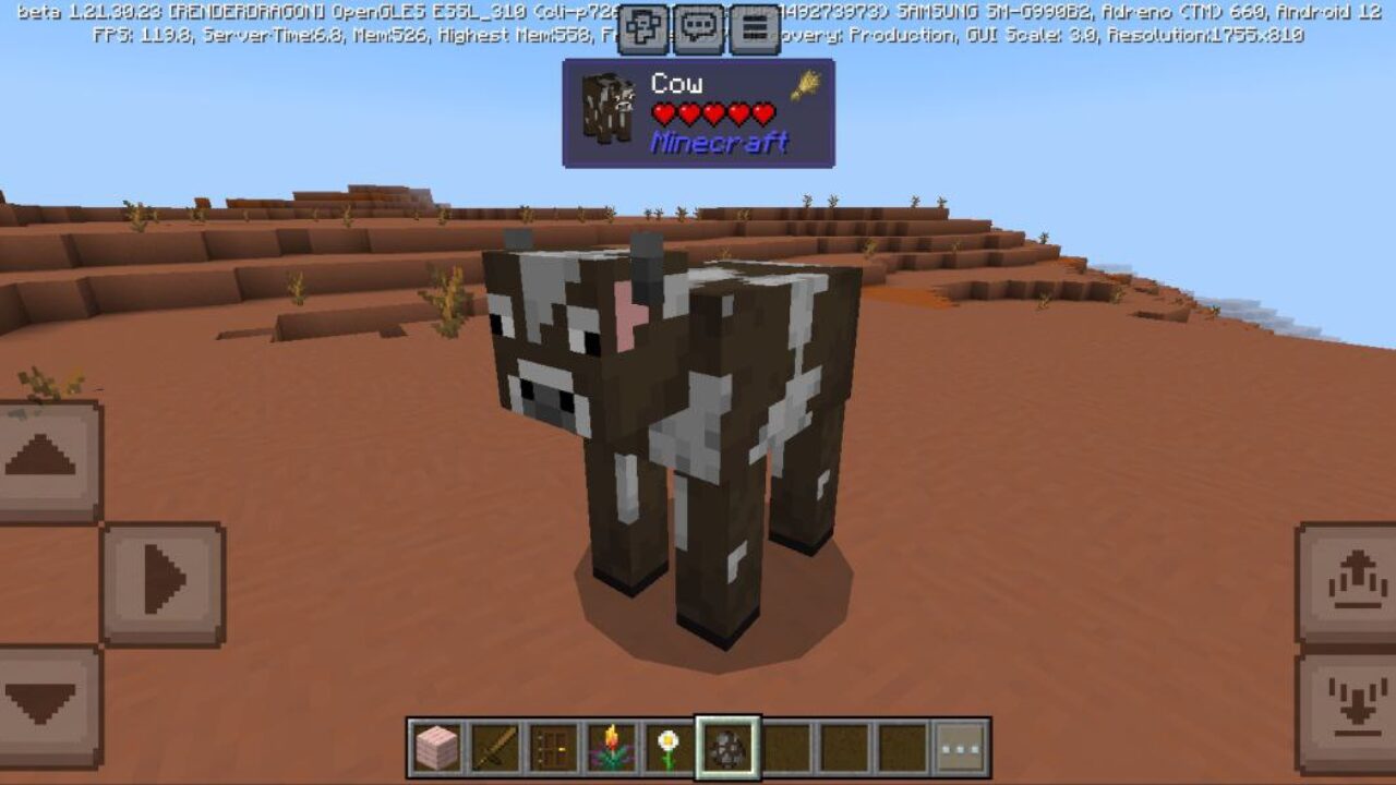 Cow from WAILA Mod for Minecraft PE