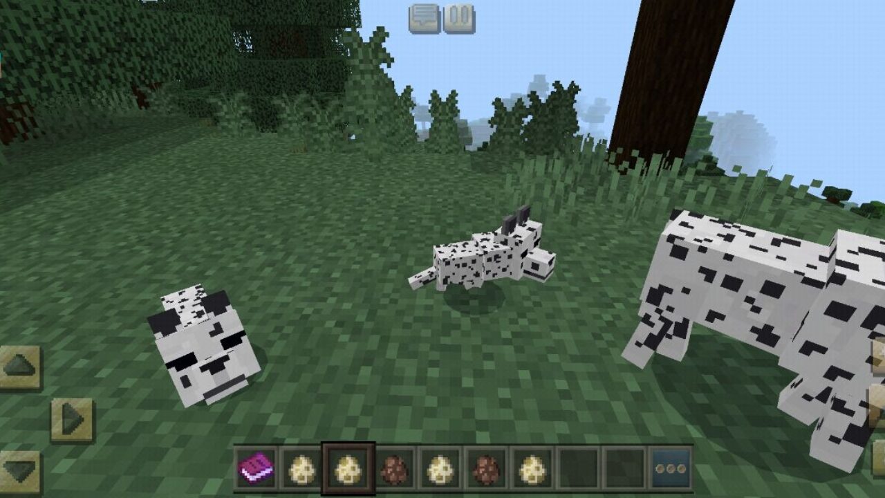 Dogs from Brother Mod for Minecraft PE