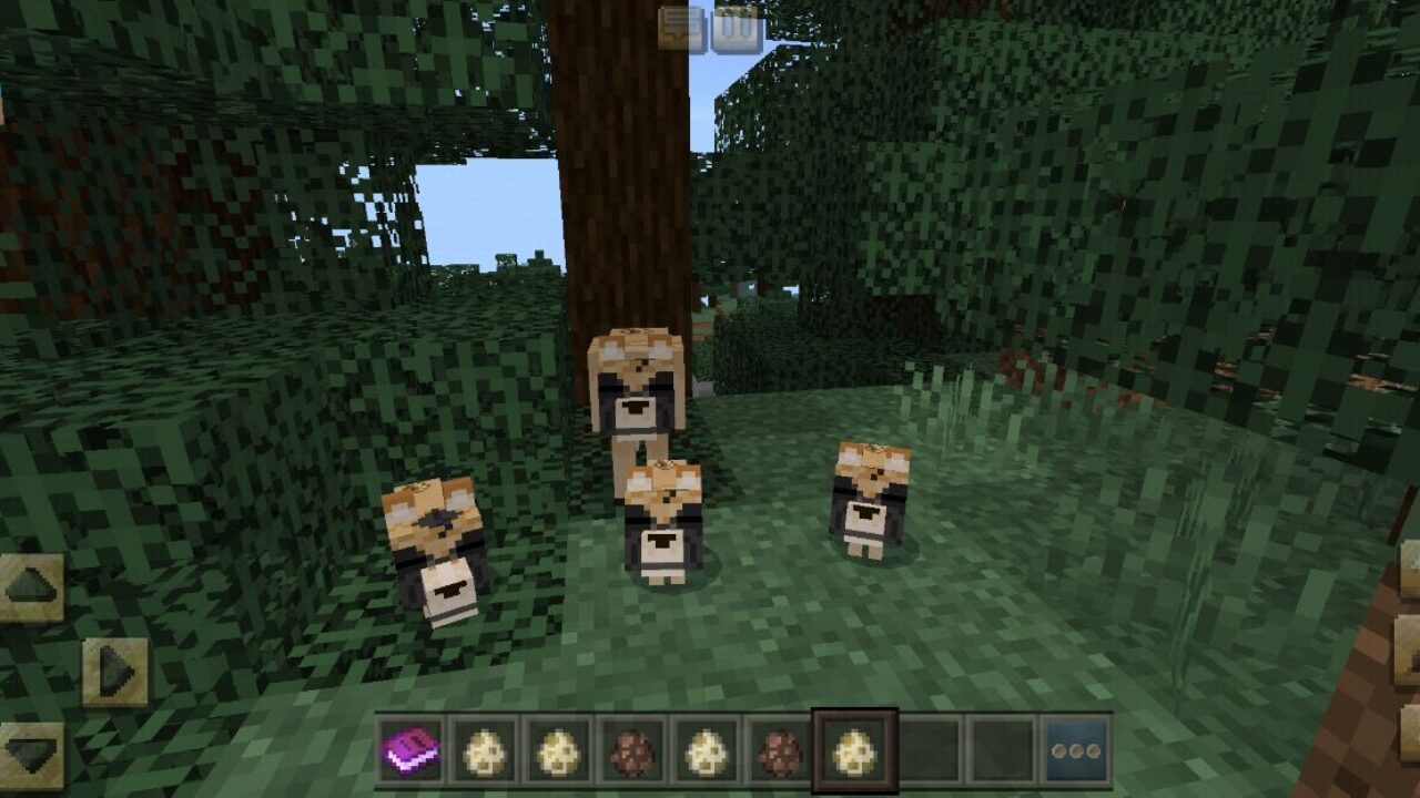 Dogs from Dad Mod for Minecraft PE