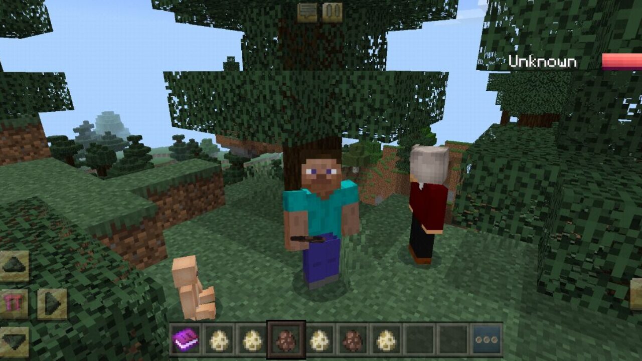 Family from Dad Mod for Minecraft PE