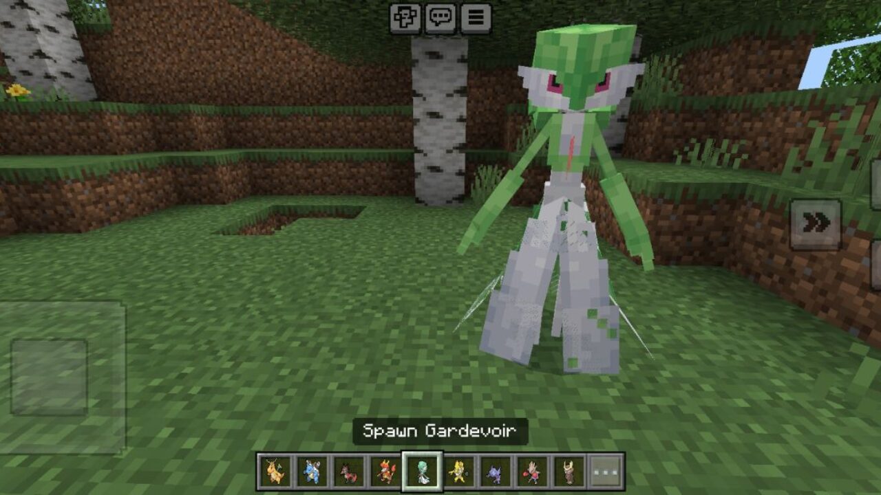 Gardevoir from Cobblemon Mod for Minecraft PE