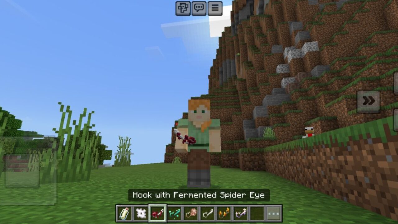 Hook from Anglers Desire Mod for Minecraft PE