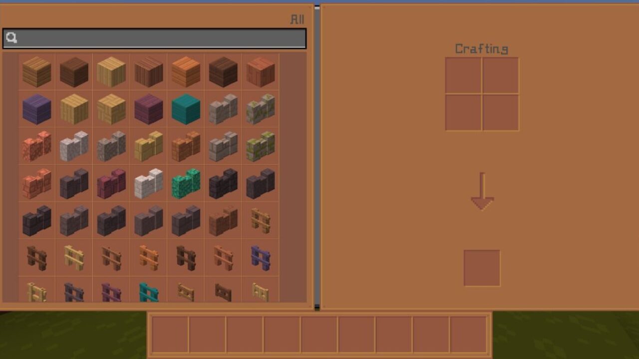 Inventory from DandelionX Texture Pack for Minecraft PE