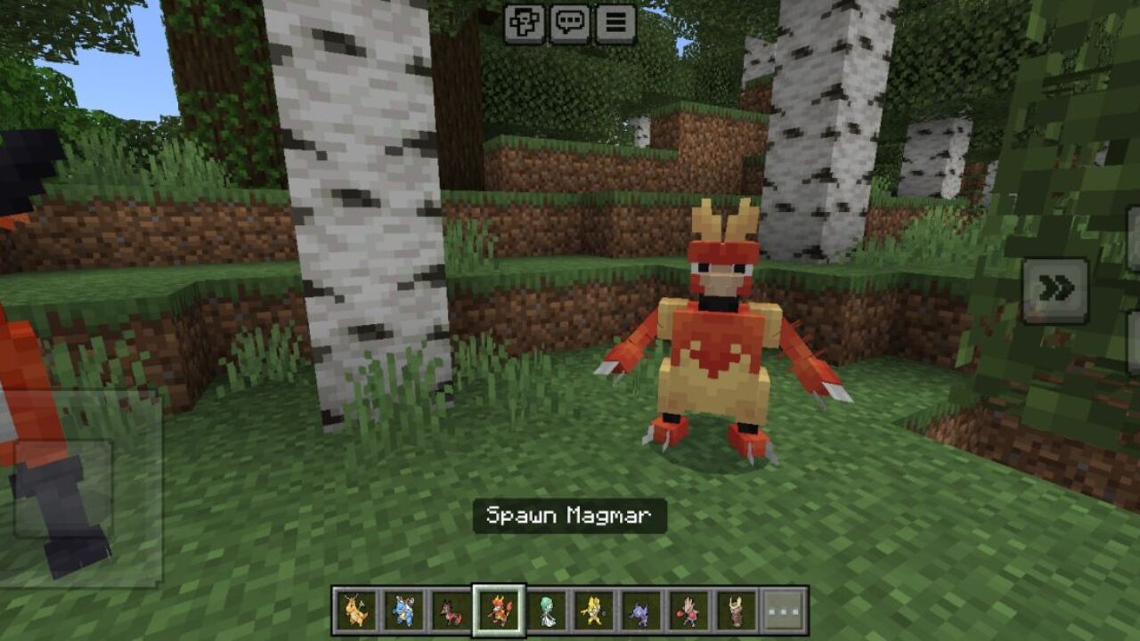 Magmar from Cobblemon Mod for Minecraft PE