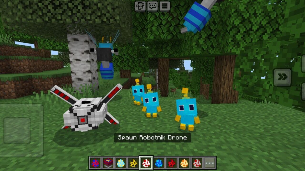 Mobs from Sonic Land Mod for Minecraft PE