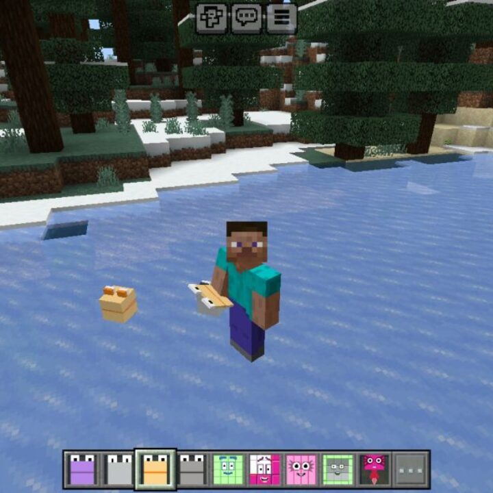 Number Blocks Mod for Minecraft PE