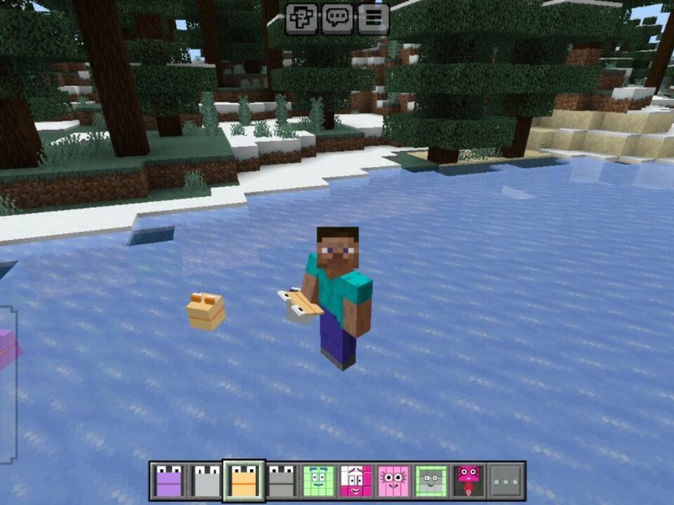 Number Blocks Mod for Minecraft PE