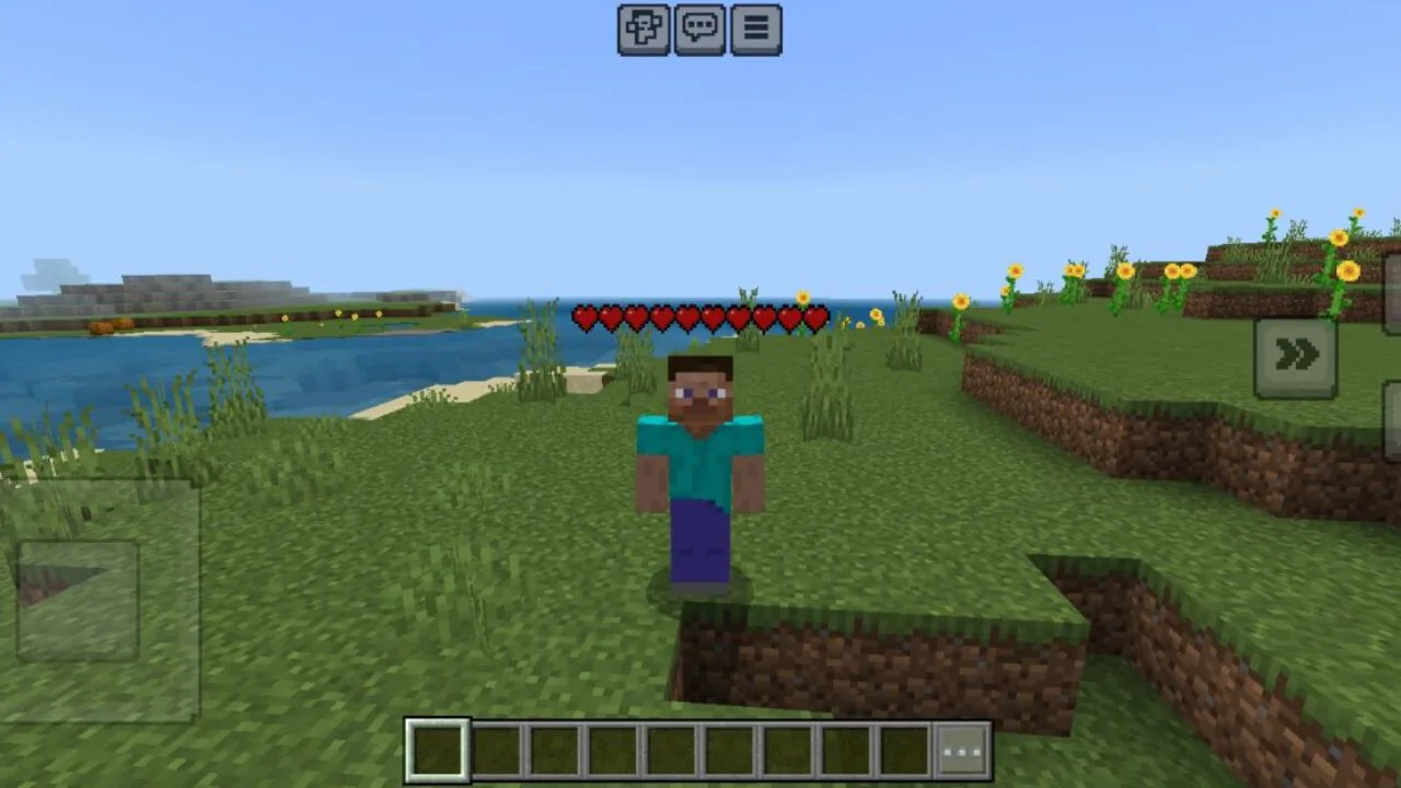 Player Health Indicator Texture Pack for Minecraft PE