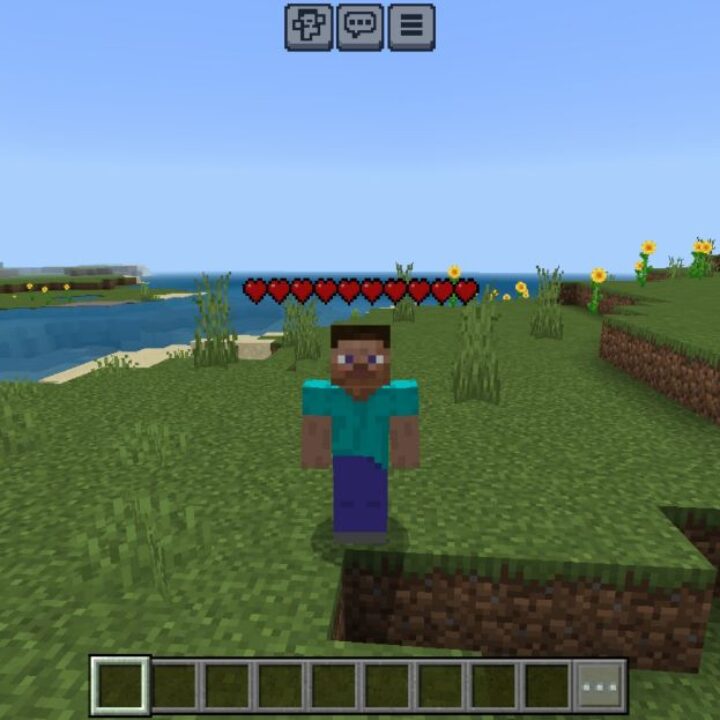 Player Health Indicator Texture Pack for Minecraft PE