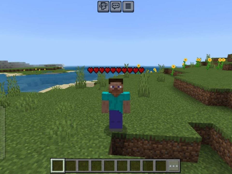 Player Health Indicator Texture Pack for Minecraft PE