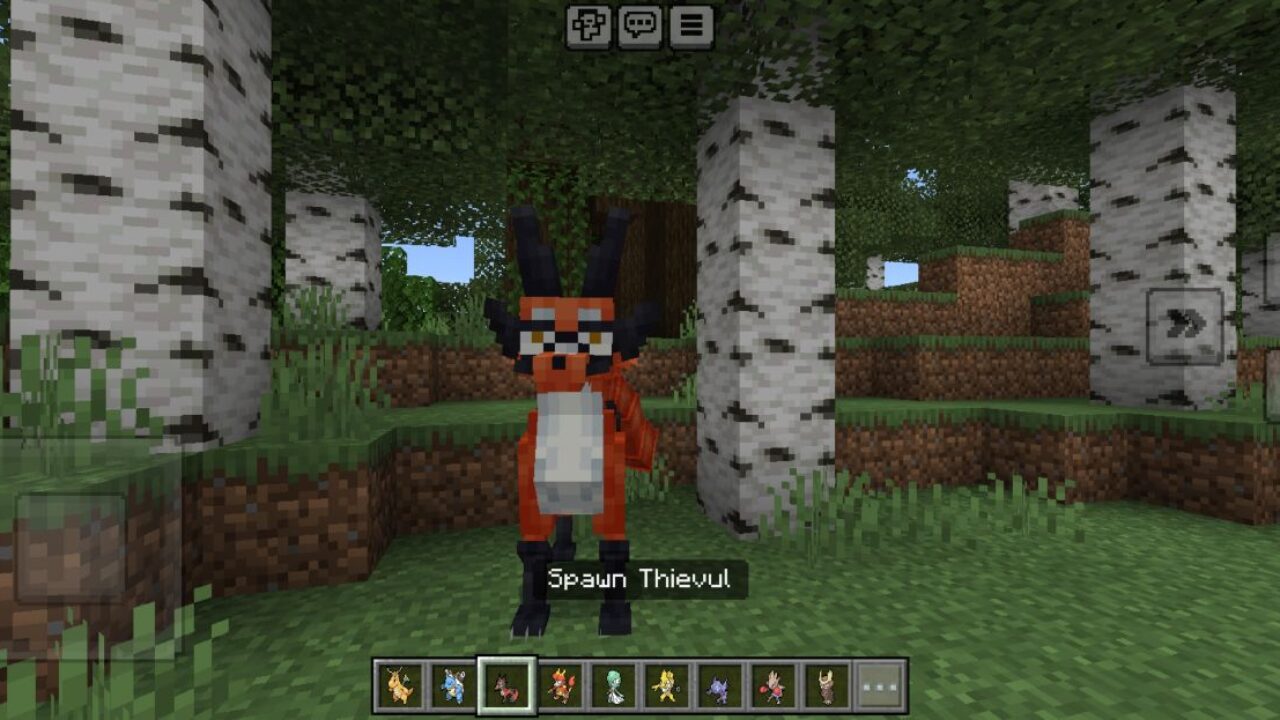 Thievul from Cobblemon Mod for Minecraft PE