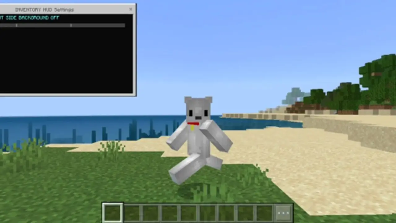 Use from Inventory HUD Texture Pack for Minecraft PE