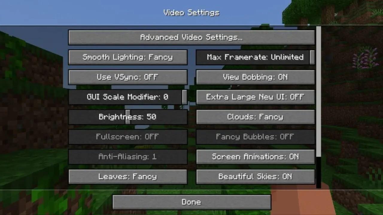 Video from VDX Java Ui Mod for Minecraft PE