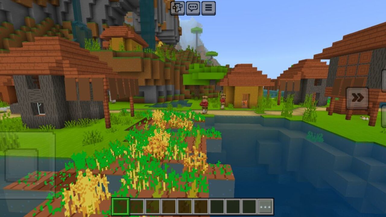 Village from Like the Trailer Texture Pack for Minecraft PE