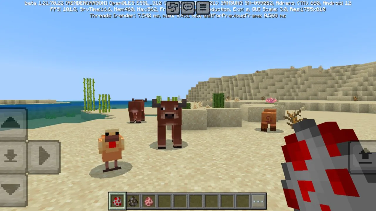 Warm Mobs for Minecraft PE 1.22.0