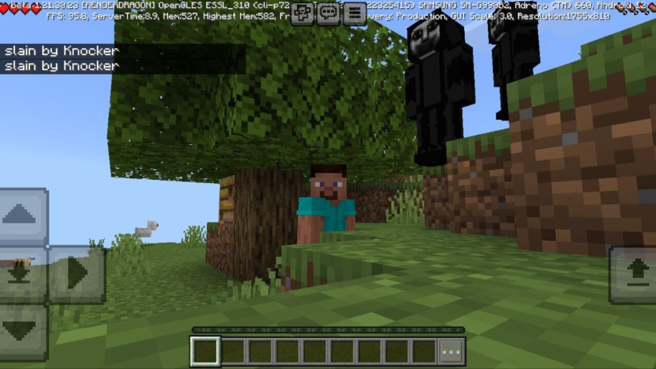 Attack from Knocker Mod for Minecraft PE