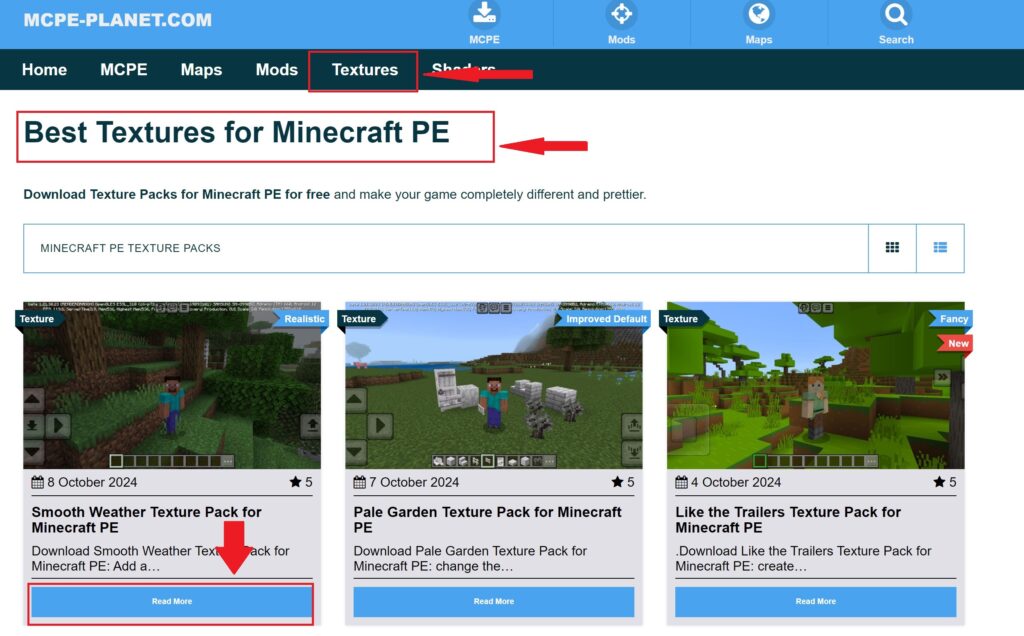 How to install Textures for Minecraft on Android: FAQ Tutorial