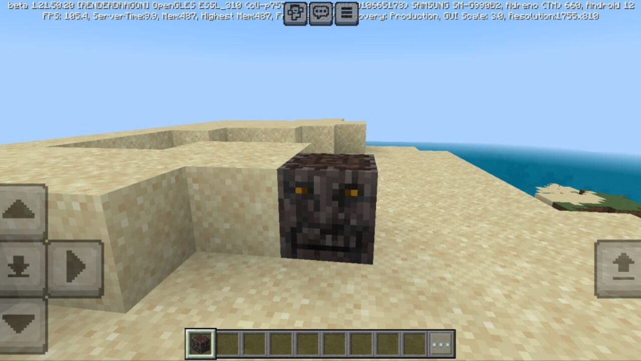 Block from Mystic Creaking Heart Texture Pack for Minecraft PE