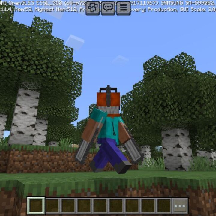 Chainsaw Man Texture Pack for Minecraft PE