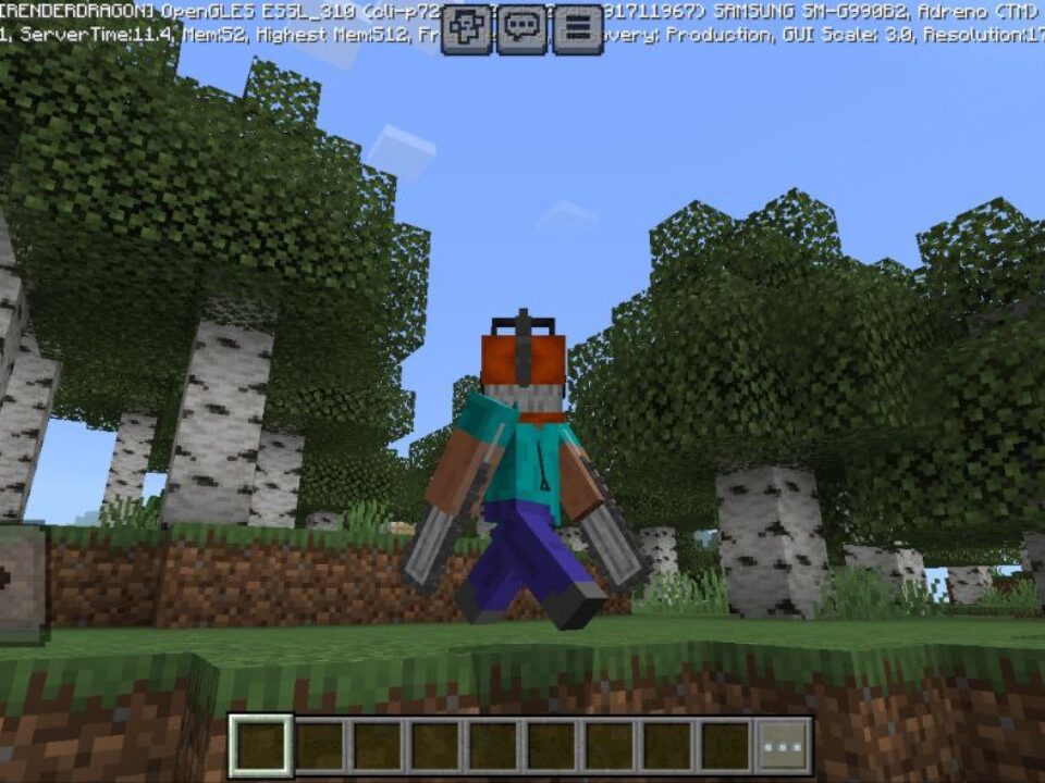 Chainsaw Man Texture Pack for Minecraft PE