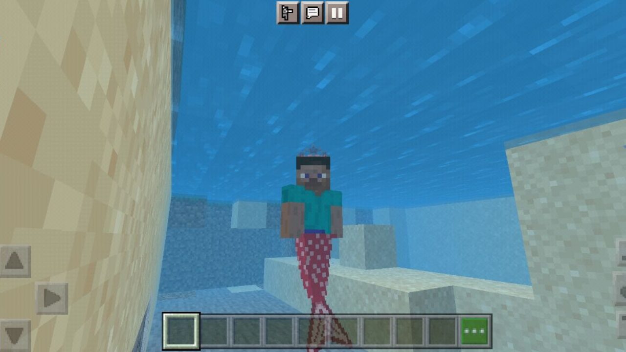 Craft from Mermaid Mod for Minecraft PE