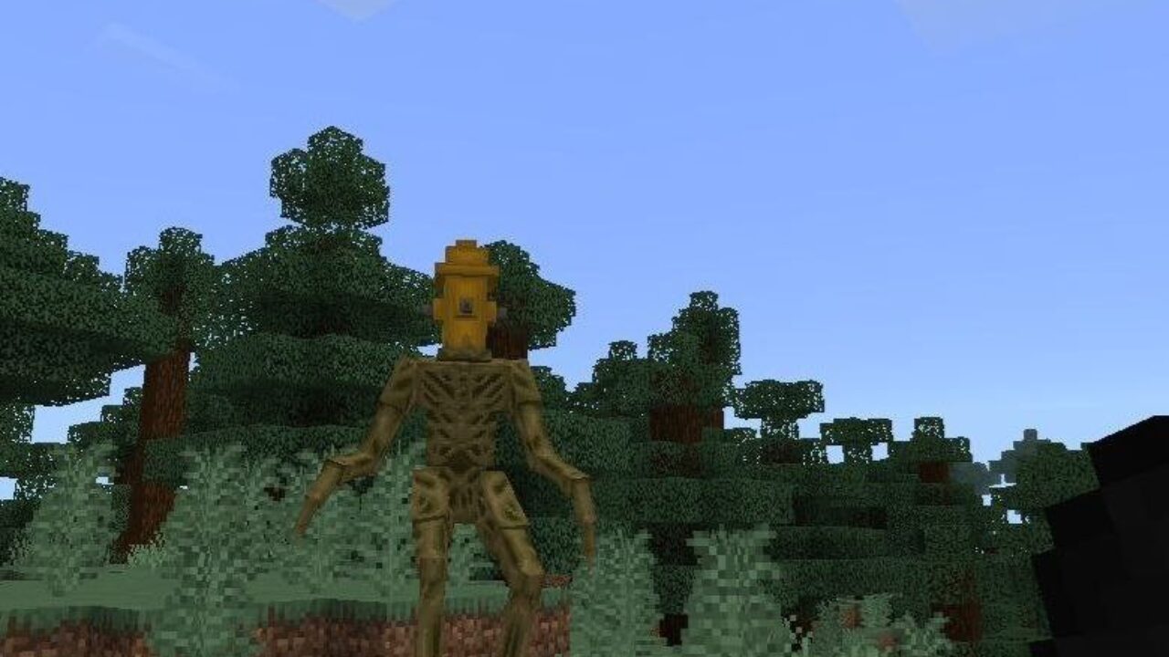 Creature from Siren Head Mod for Minecraft PE