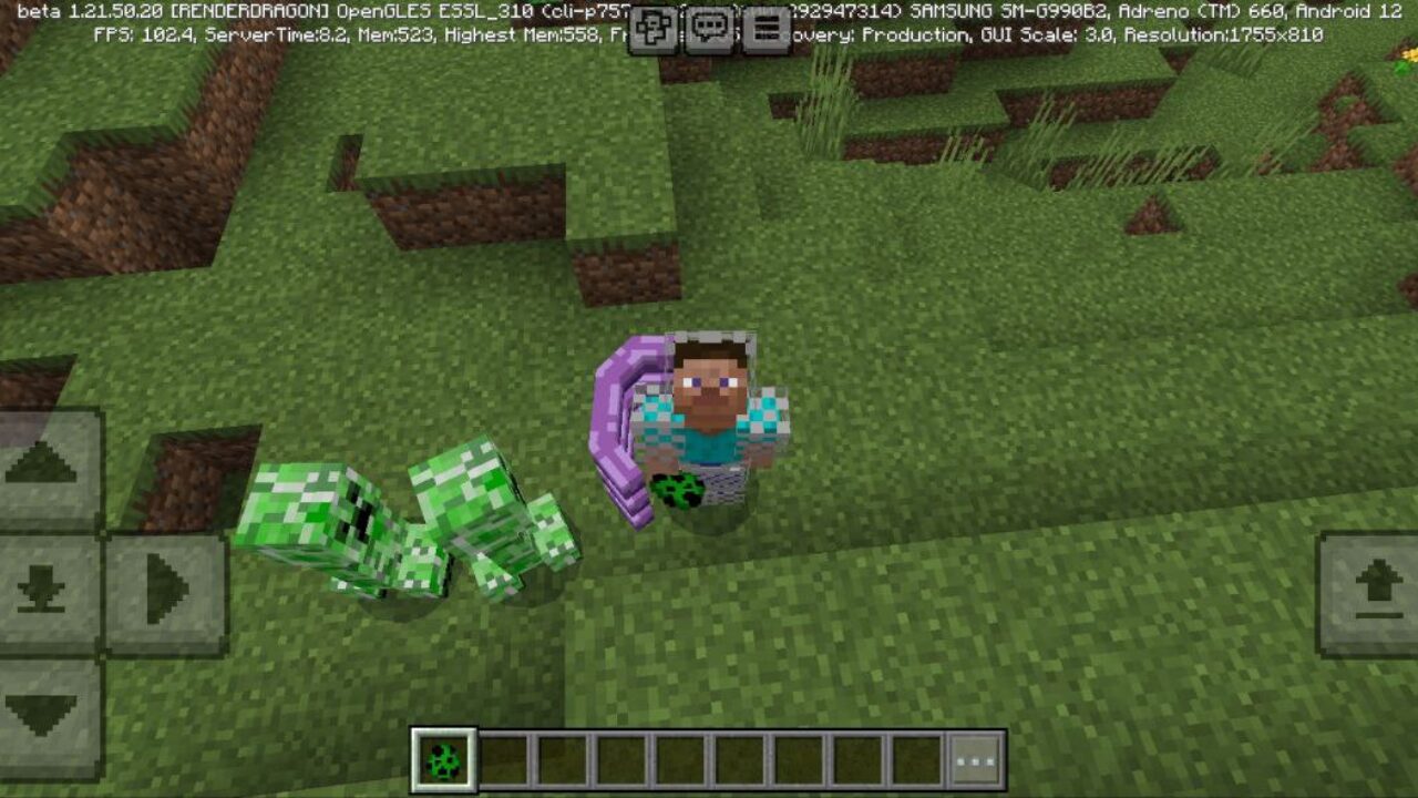 Creeper from Susanoos Protection Texture Pack for Minecraft PE