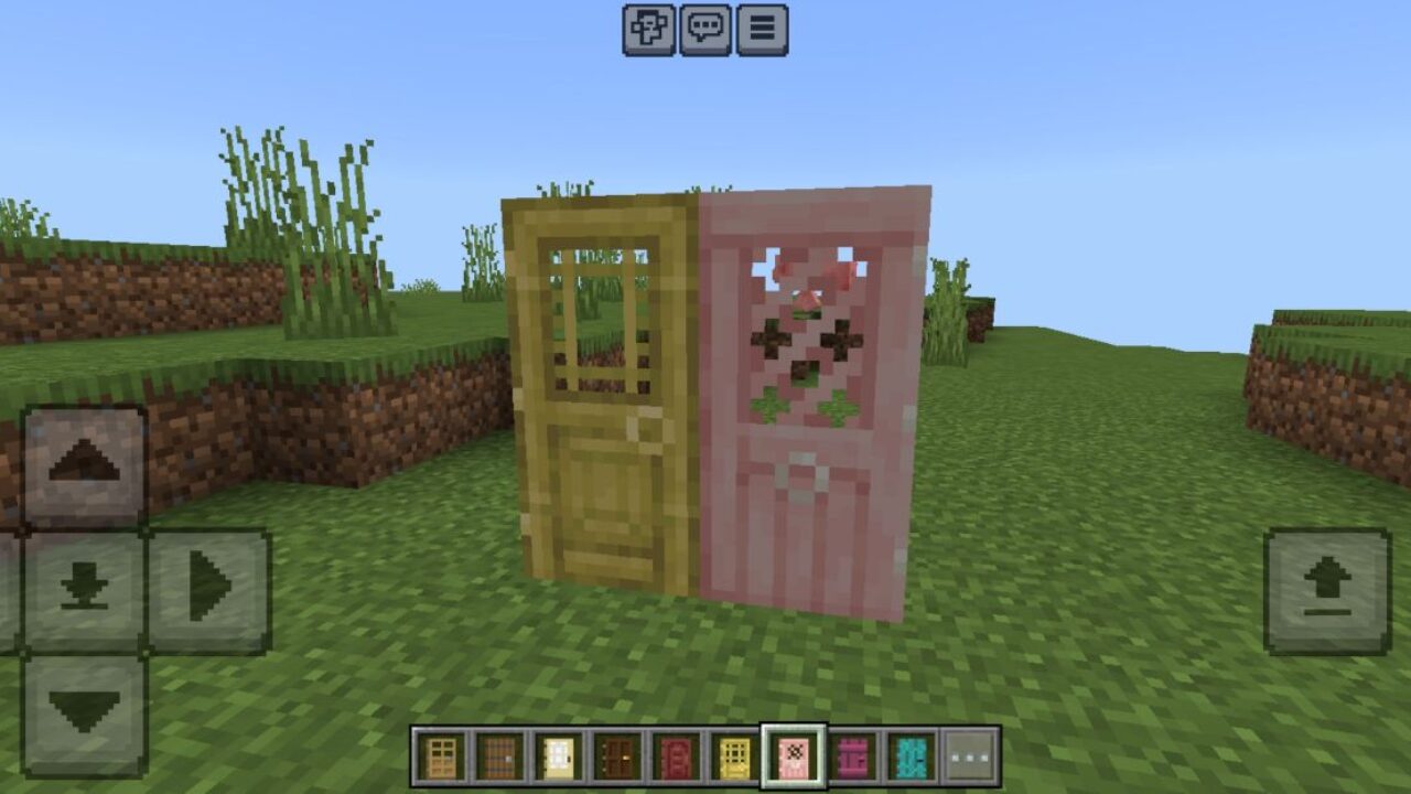 Different from Double Doors Mod for Minecraft PE