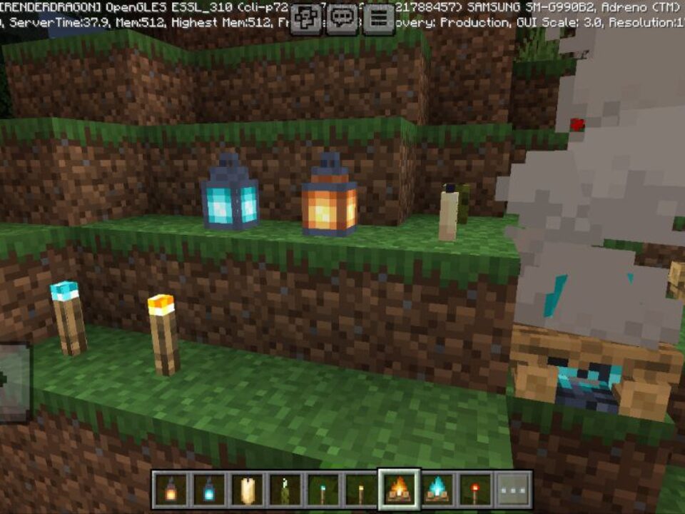 Dynamic Light Mod for Minecraft PE