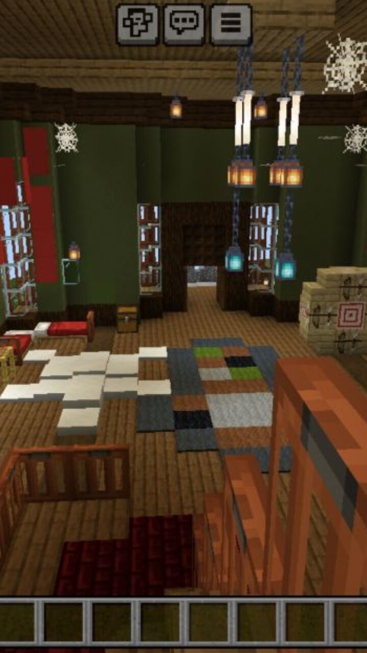 First Floor from Wednesday One Block Map for Minecraft PE