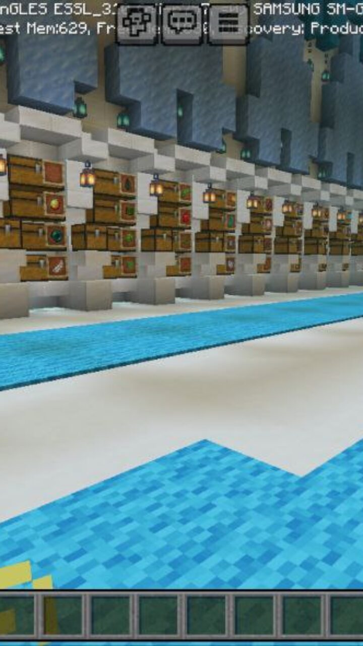 Hall from Neptune Map for Minecraft PE