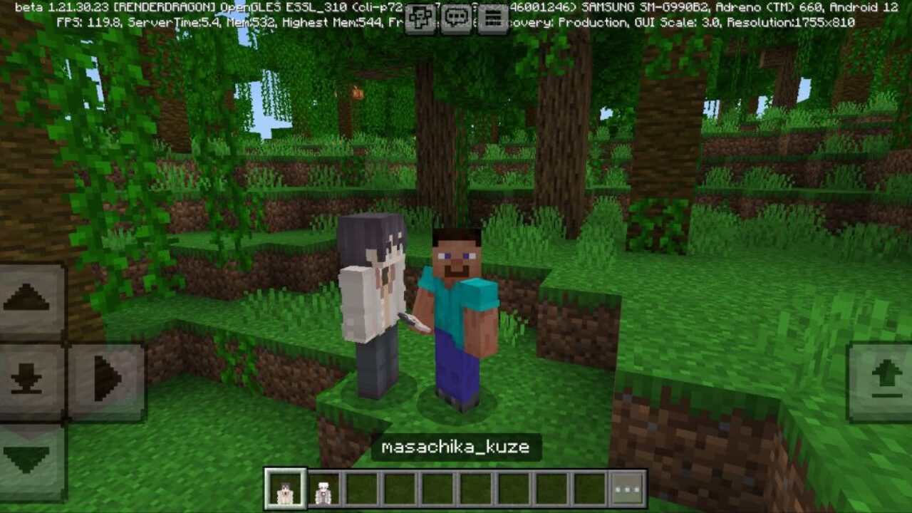 Kuze from Alya Mod for Minecraft PE