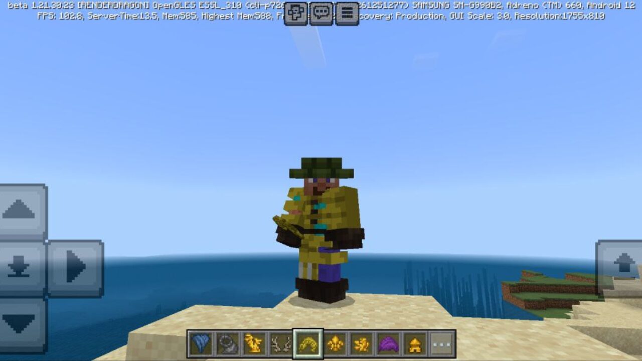 Look from Epic Knight Mod for Minecraft PE