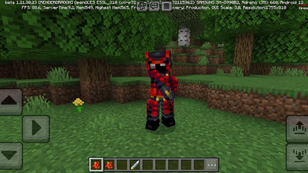 Mob from Samurai Mod for Minecraft PE