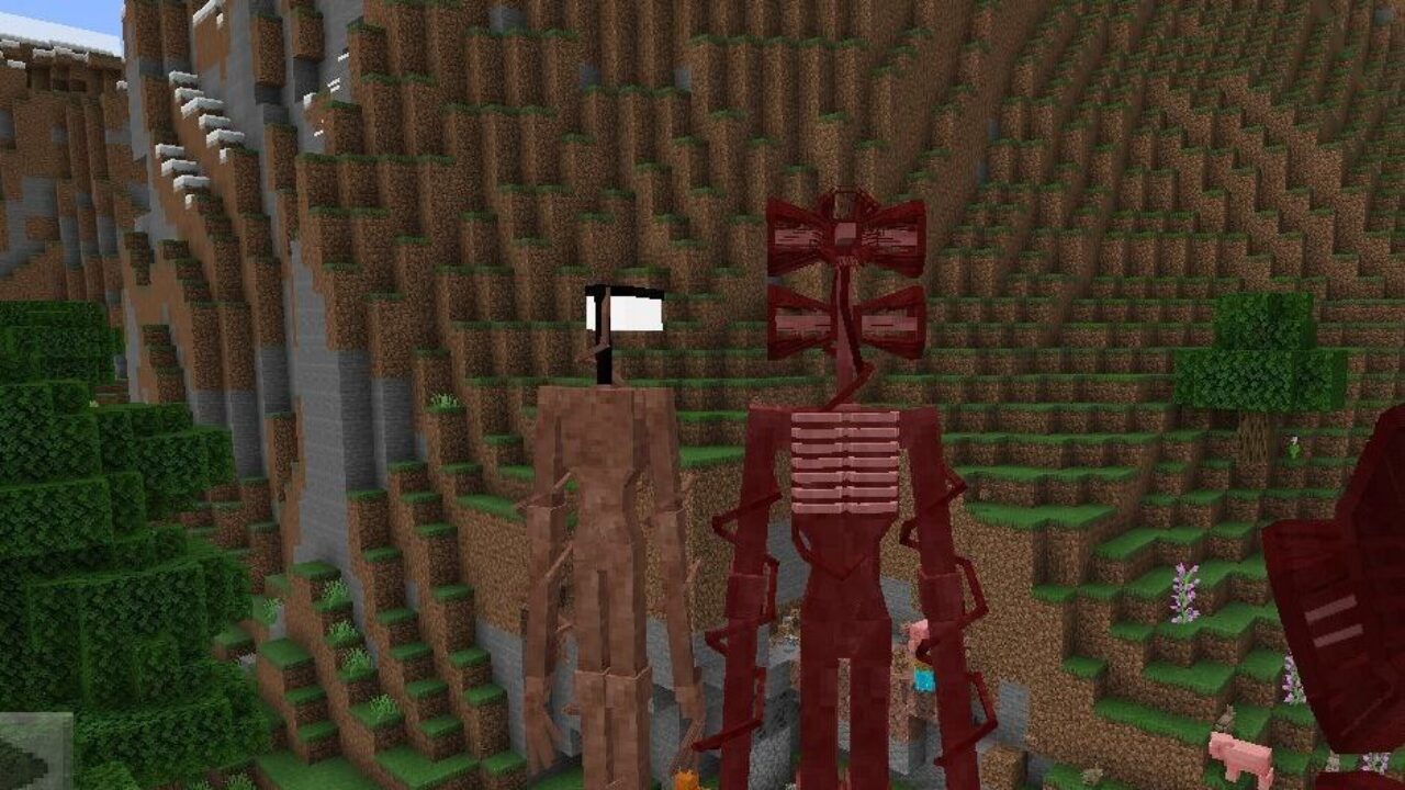 Download Siren Head Mod For Minecraft PE Horror Boss Addon