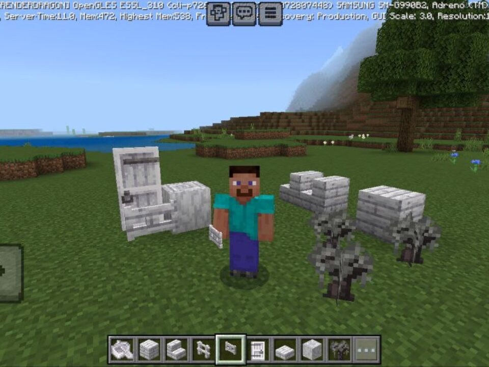 Pale Garden Texture Pack for Minecraft PE