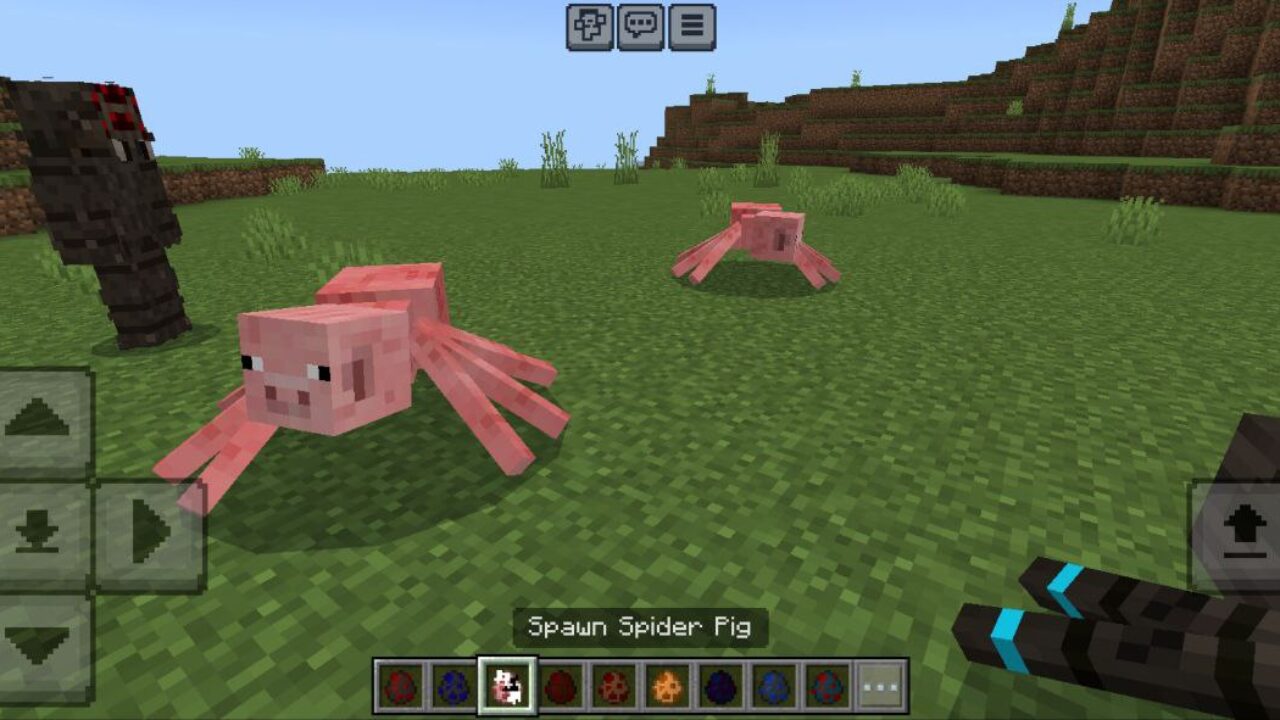 Pig from Spiders Mod for Minecraft PE