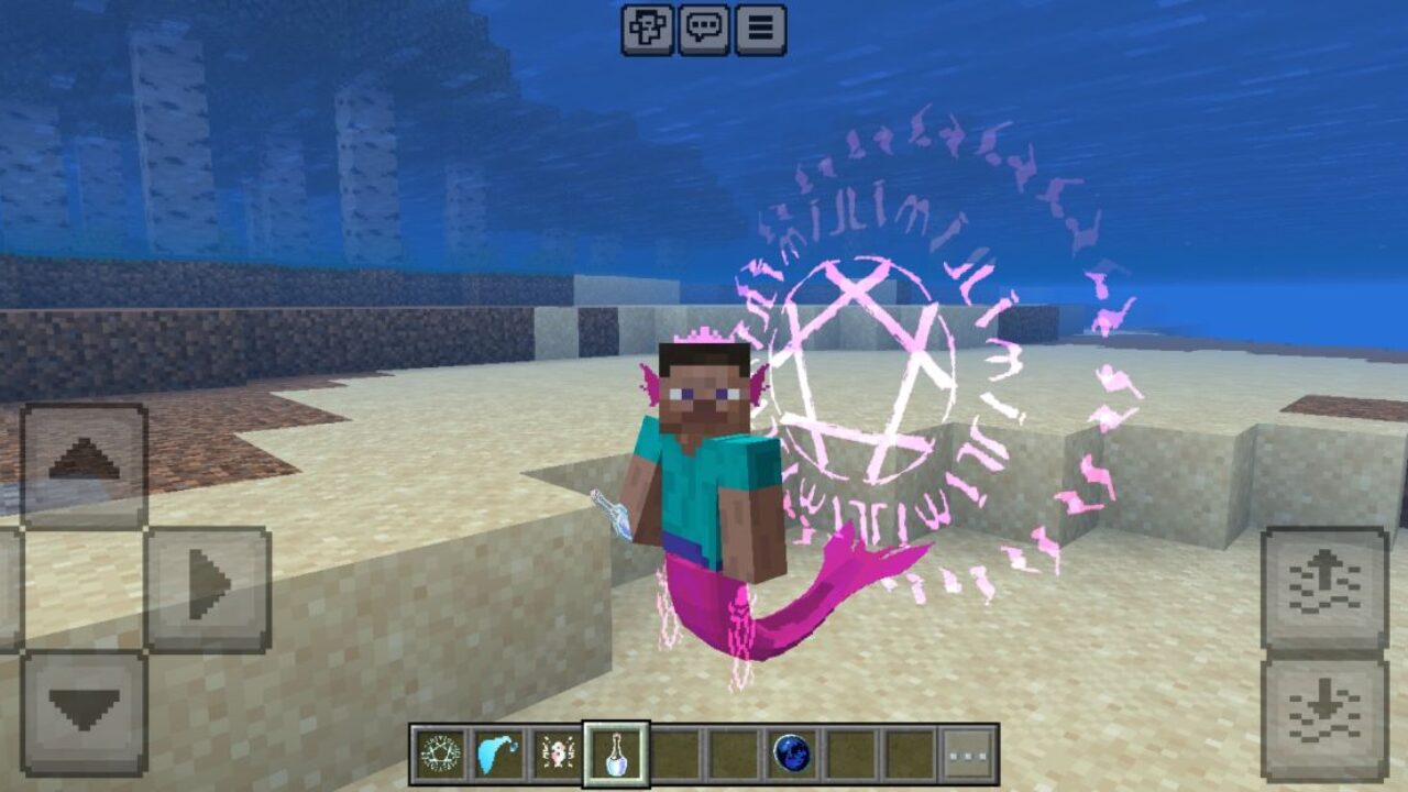 Pink from Mermaid Mod for Minecraft PE