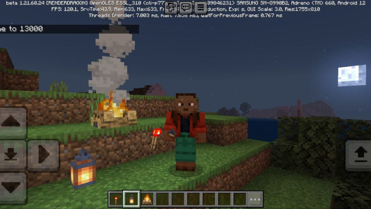 Plus from Dynamic Light Mod for Minecraft PE